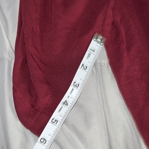 Small Ellison Cuffed Sleeve T Shirt With Longer Back and Side Slits on Bottom - Picture 9 of 9